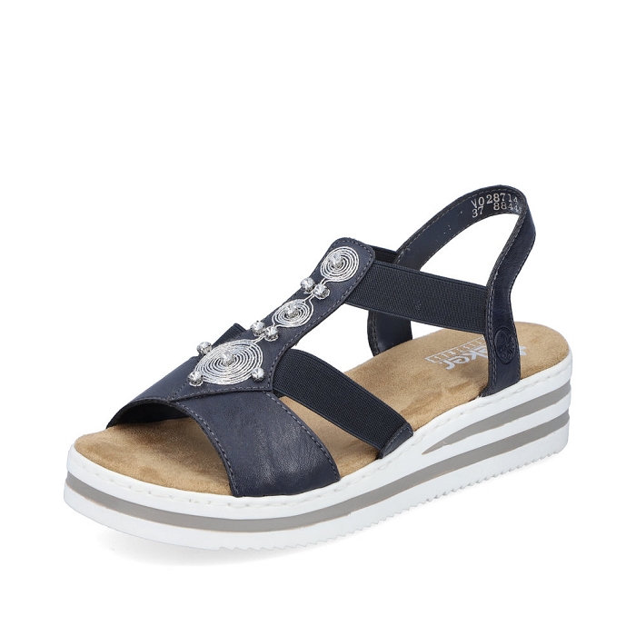 Rieker nu pieds v0287 bleu
