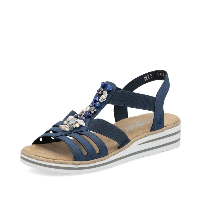 Rieker nu pieds v0649 bleu