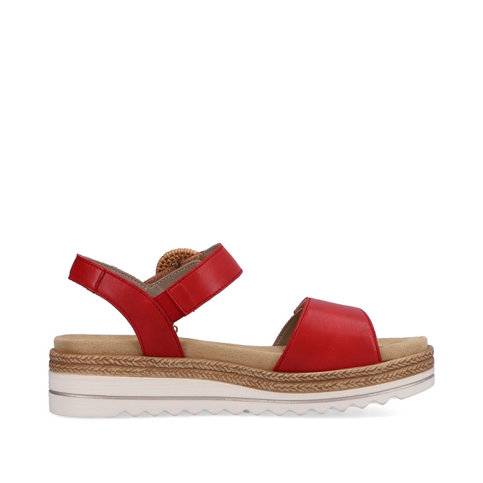 Remonte nu pieds d0q52 rouge6931802_2