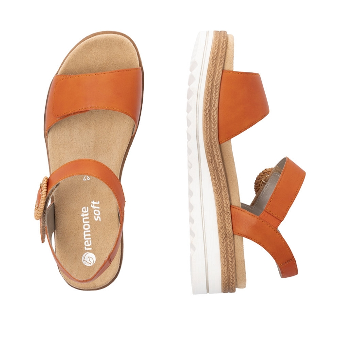 Remonte nu pieds d0q52 orange6931807_6