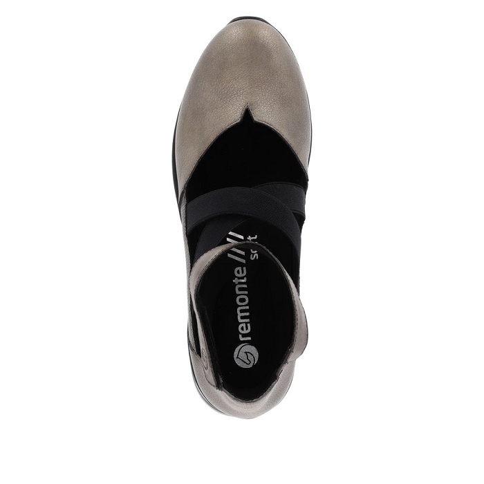 Remonte ballerine d2411 metallique6932602_4