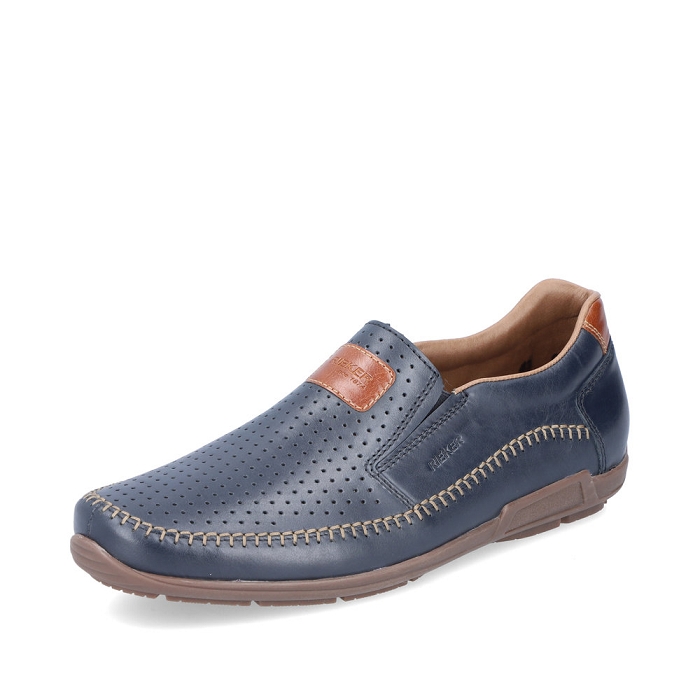 Rieker mocassin 09056 bleu