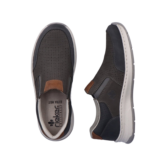 Rieker mocassin 14353 gris6937901_6