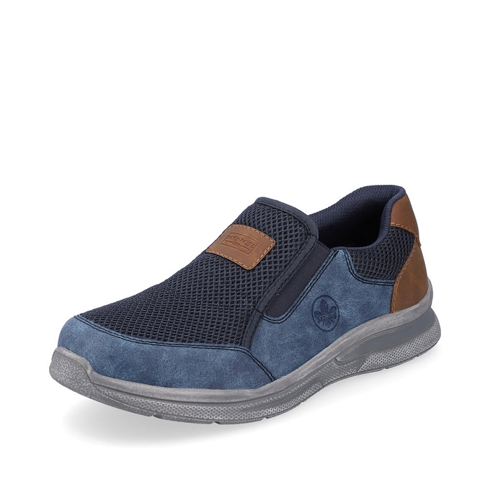 Rieker mocassin 14852 bleu