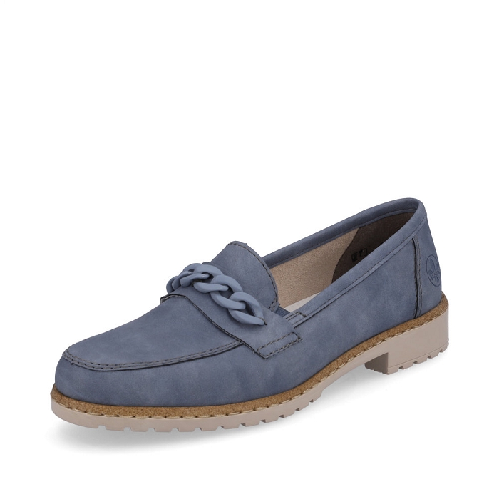 Rieker mocassin 51863 bleu