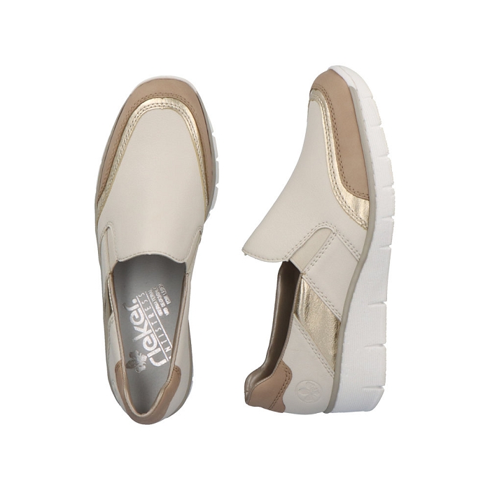 Rieker mocassin 53788 blanc6938601_6