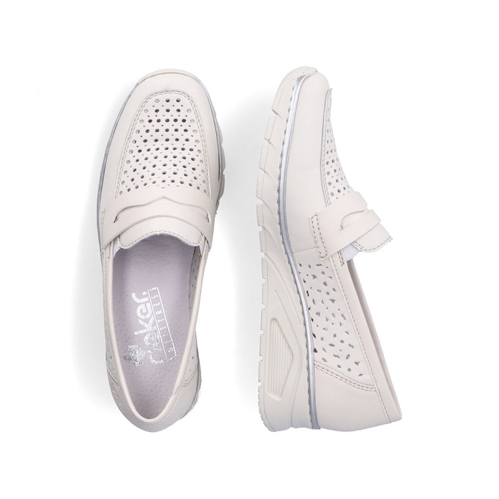 Rieker mocassin n3356 blanc6939601_6