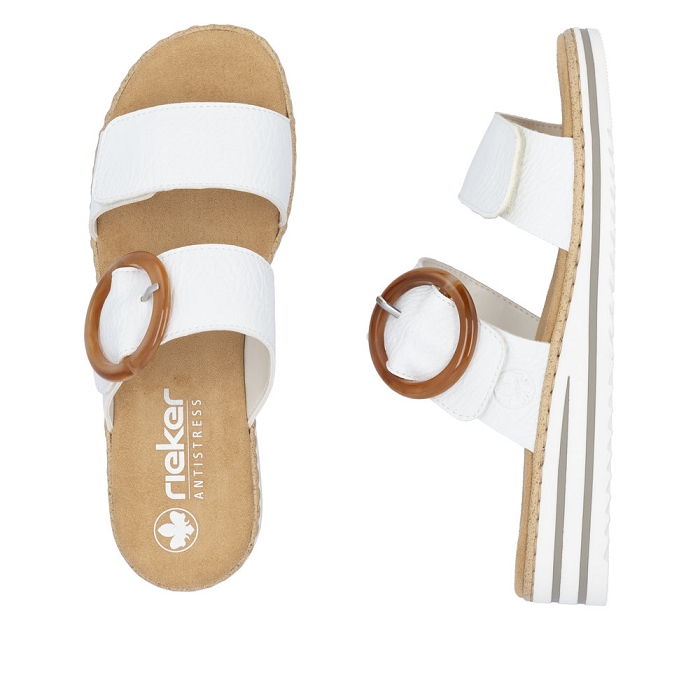 Rieker mule v0692 blanc6940003_6