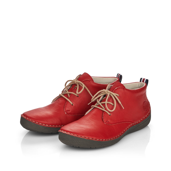 Rieker bottine 52522 rougeB003801_6
