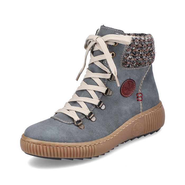 Rieker bottine z6648 bleu