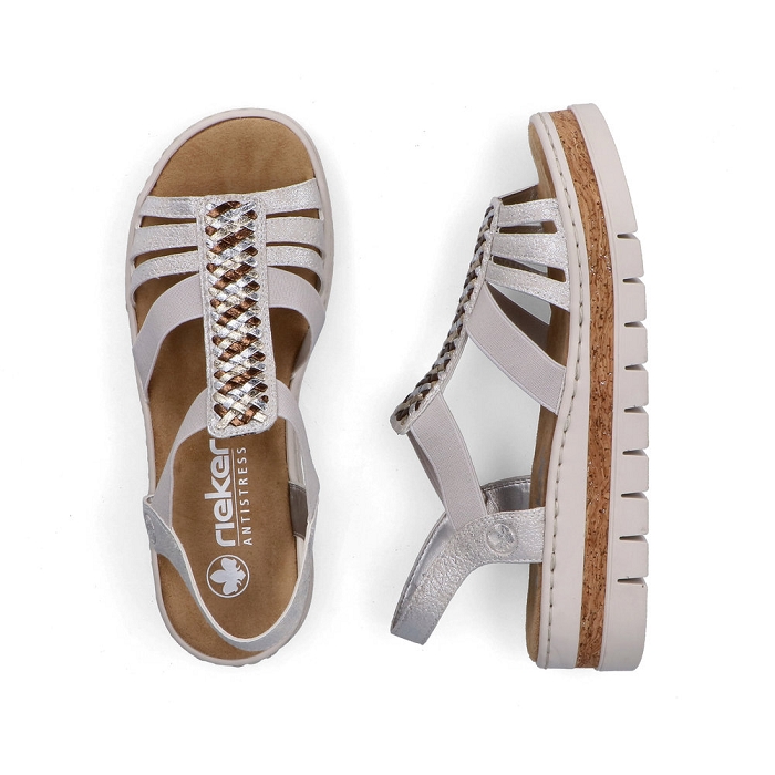 Rieker nu pieds v4918 metalliqueO040901_6