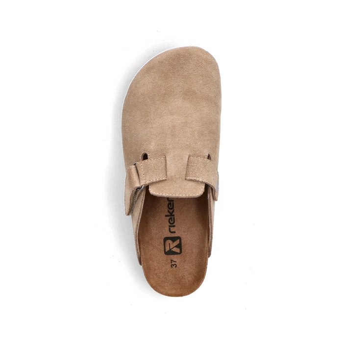 Rieker pantoufles v6194 beigeO041101_4