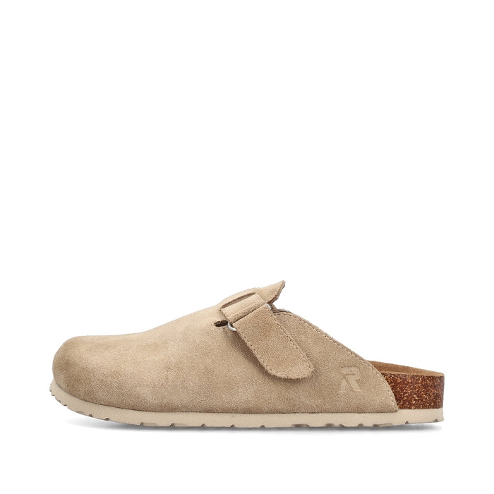 Rieker pantoufles v6194 beigeO041101_5