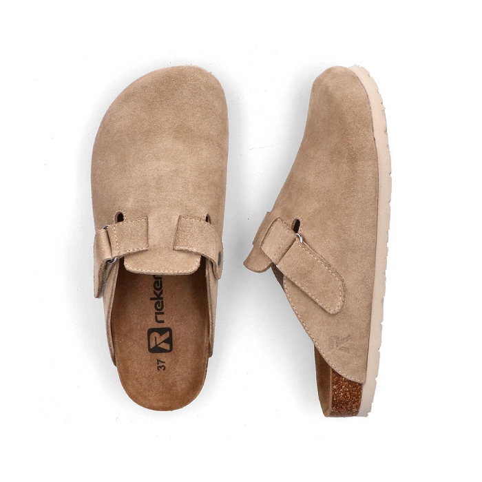 Rieker pantoufles v6194 beigeO041101_6