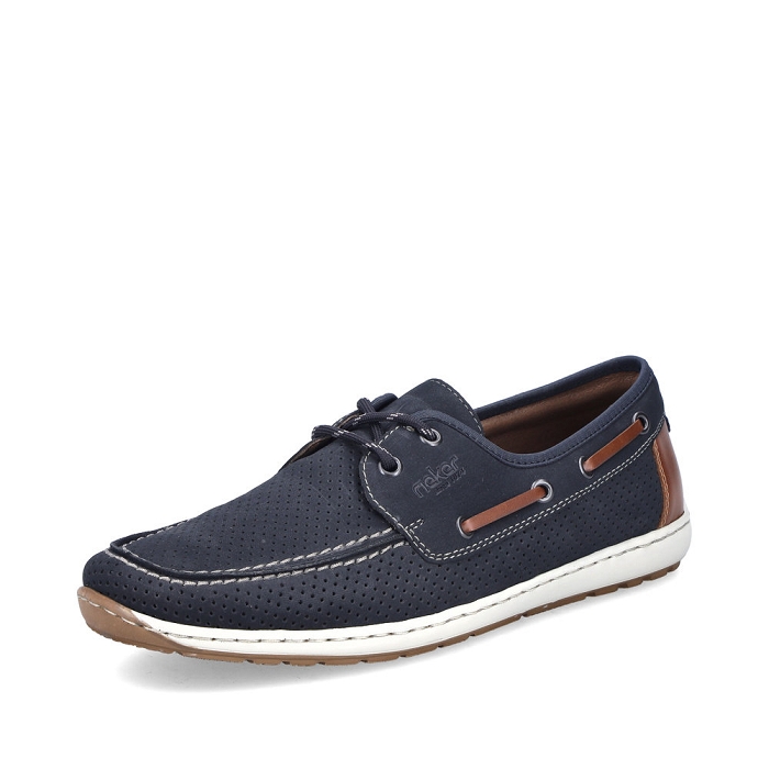 Rieker mocassin 08816 bleu