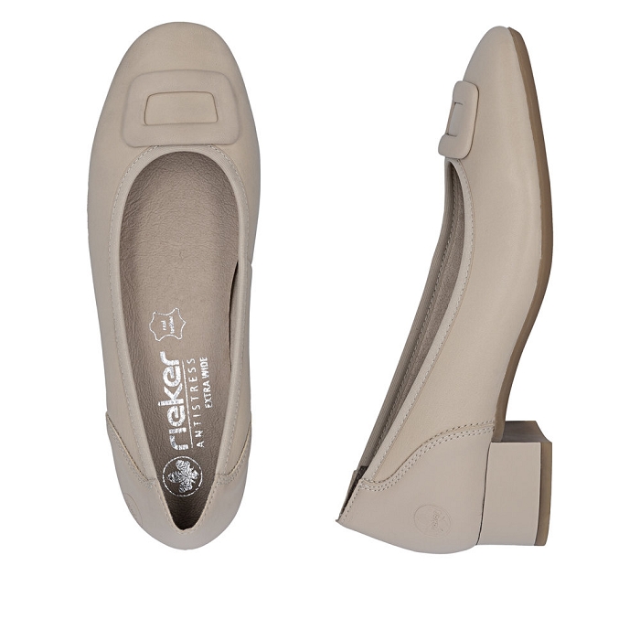 Rieker escarpins 43453 beigeO044002_6