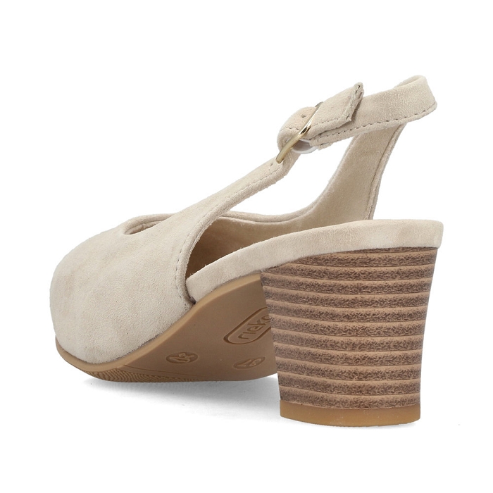 Rieker escarpins 44651 beigeO044201_3