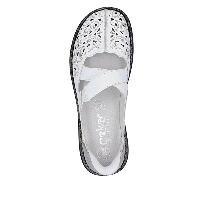 Rieker ballerine 46352 blancO044402_4