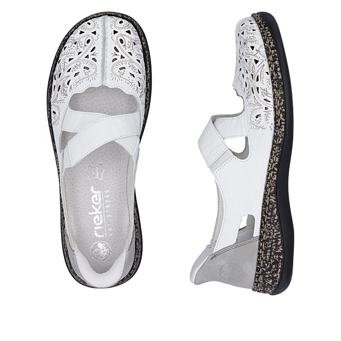 Rieker ballerine 46352 blancO044402_6