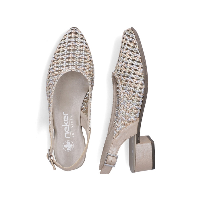Rieker escarpins 47078 metalliqueO044701_6