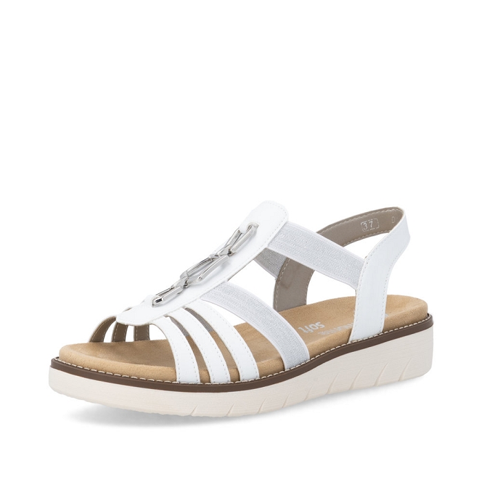 Remonte nu pieds d2041 blanc