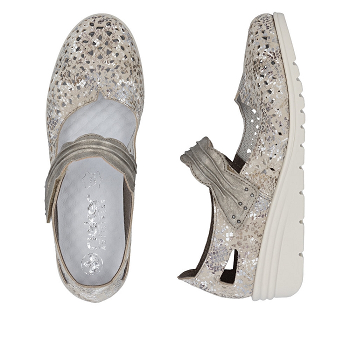 Rieker velcros l5359 metalliqueO123301_6