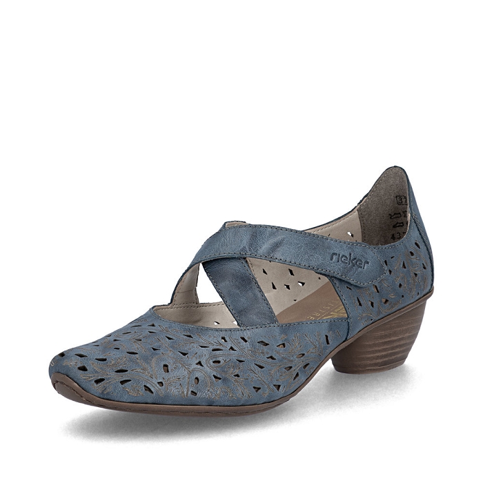 Rieker escarpins 43773 bleu