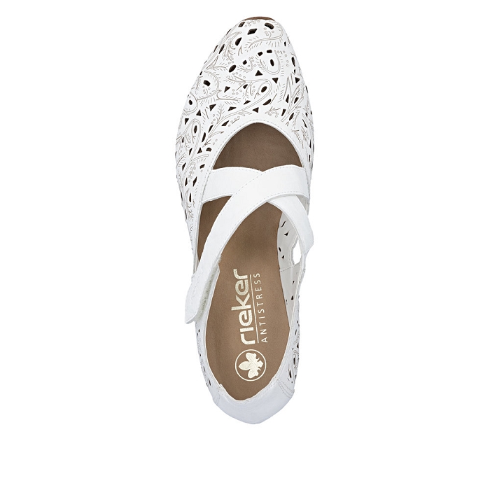 Rieker escarpins 43773 blancO126202_4