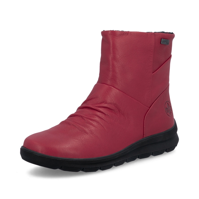 Rieker bottine z0066 rouge