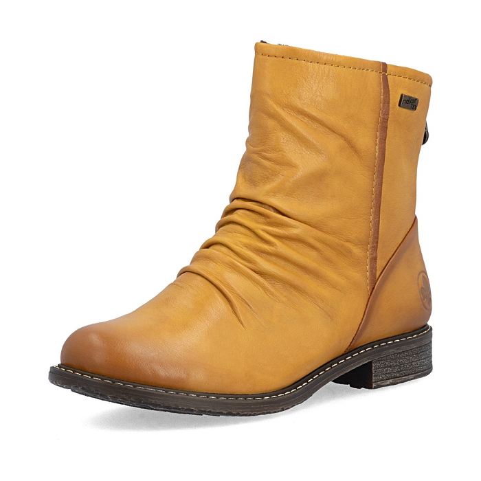Rieker bottine 74859 jaune