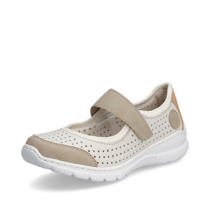 Rieker ballerine l32b5 blanc