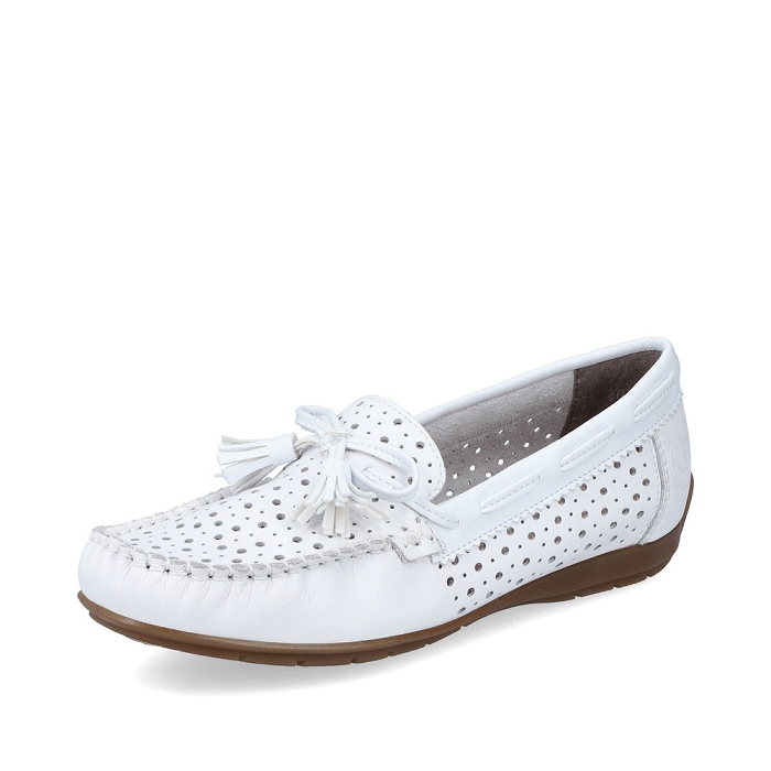 Rieker mocassin 40254 blanc