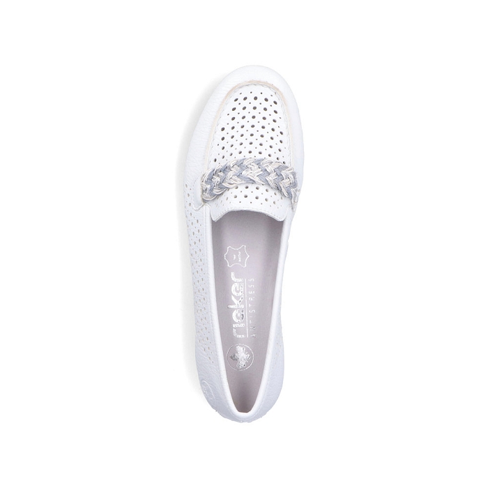 Rieker mocassin 46885 blancW022801_4