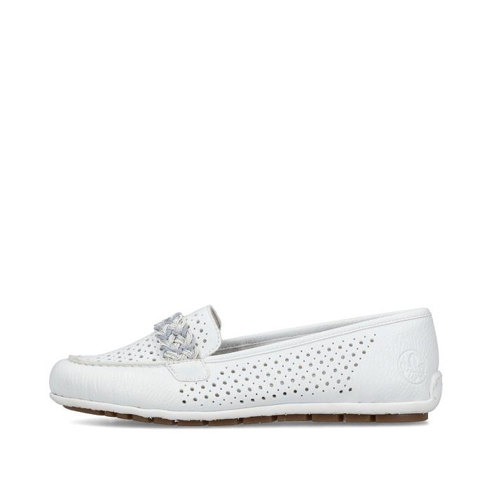 Rieker mocassin 46885 blancW022801_5