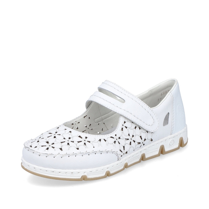 Rieker velcros 49977 blanc