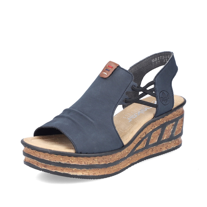 Rieker nu pieds 68175 bleu