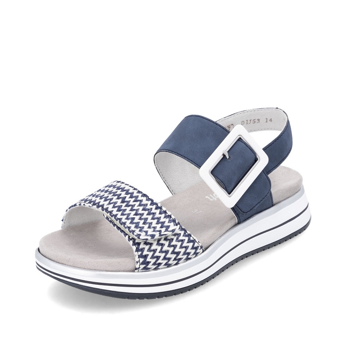 Remonte nu pieds d1j53 bleu