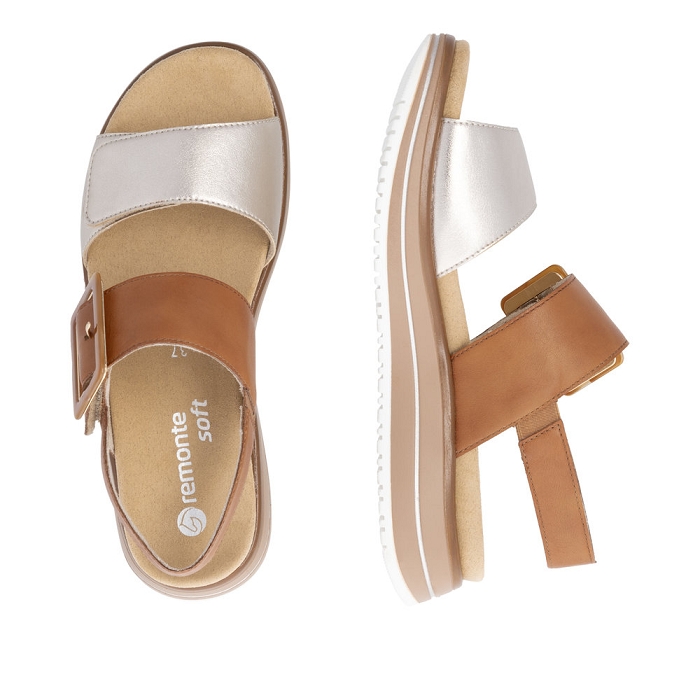 Remonte nu pieds d1j53 brunW029804_6