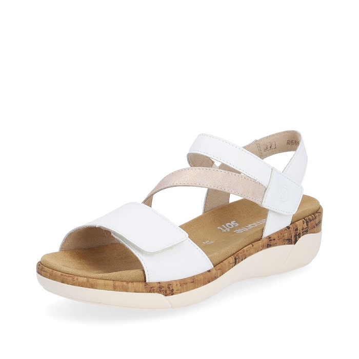 Remonte nu pieds r6860 blanc