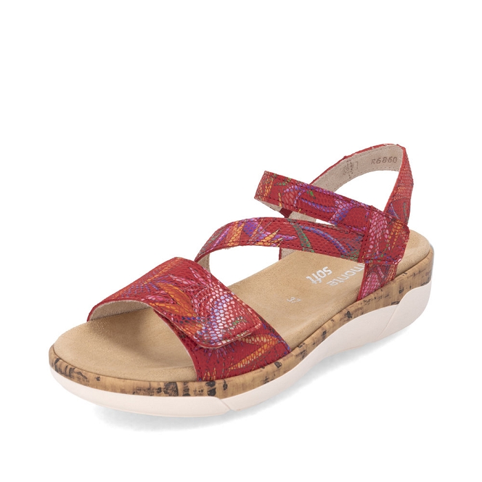 Remonte nu pieds r6860 multicolore