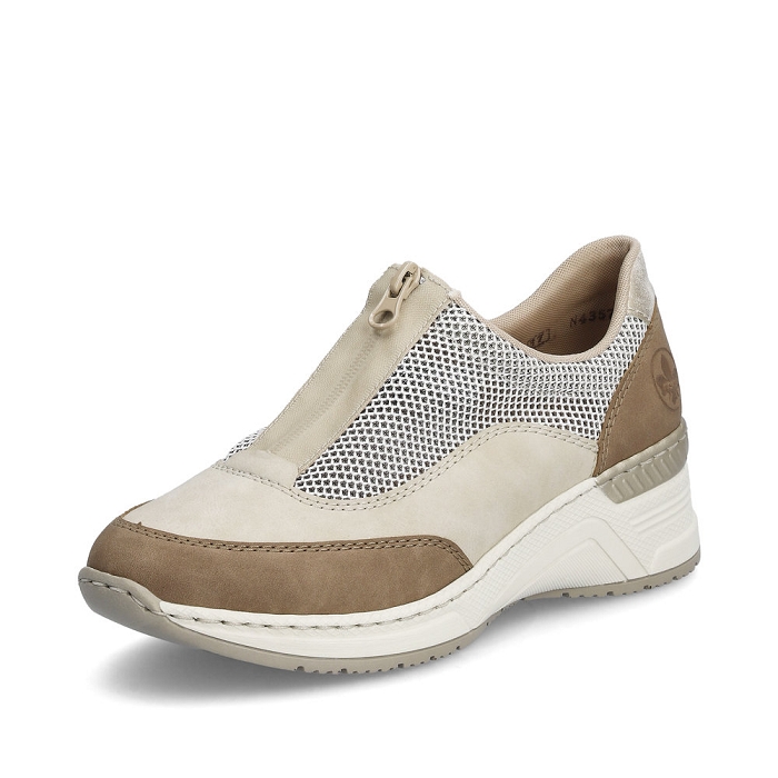 Rieker mocassin n4357 beige