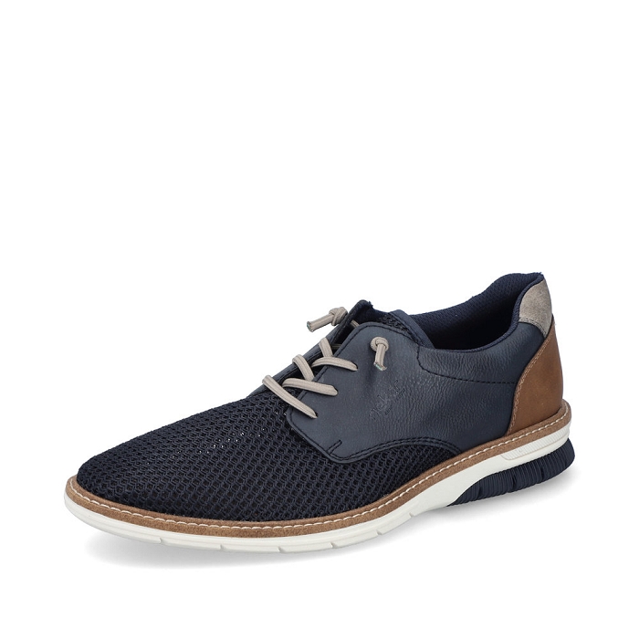 Rieker derbies 14442 bleu