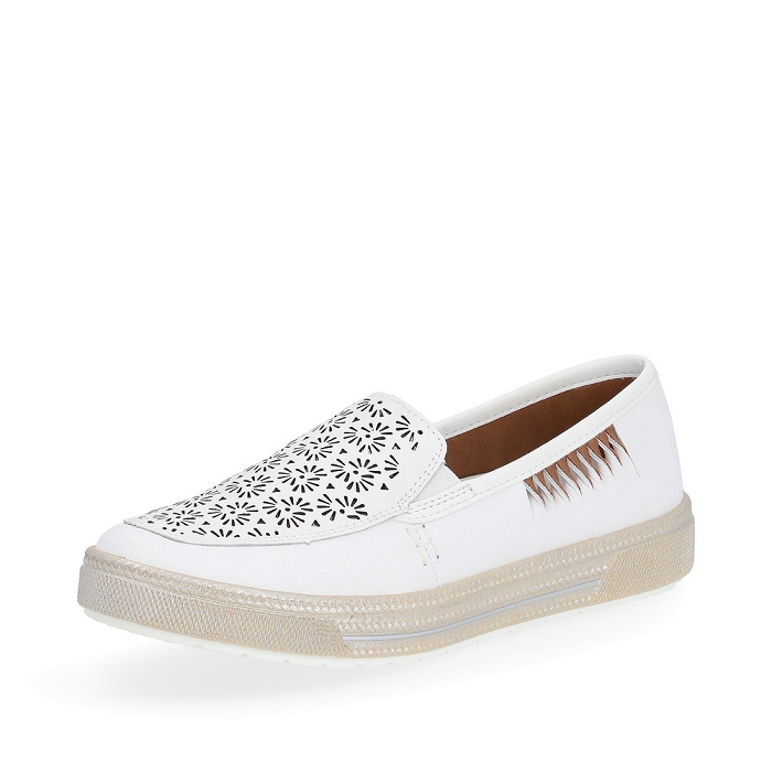 Remonte mocassin d1f06 blanc