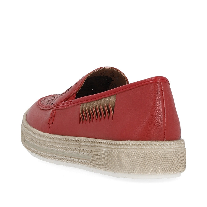 Remonte mocassin d1f06 rougeW037602_3