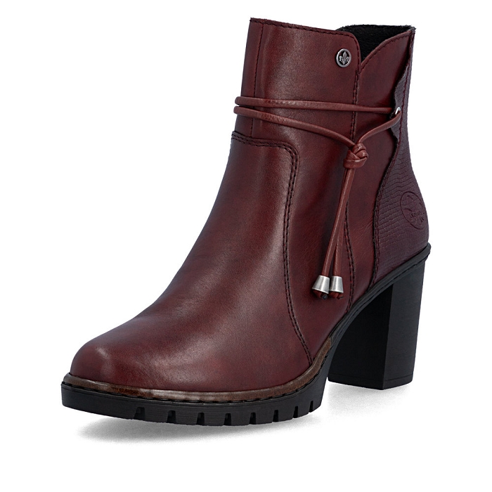 Rieker bottine y2567 rouge