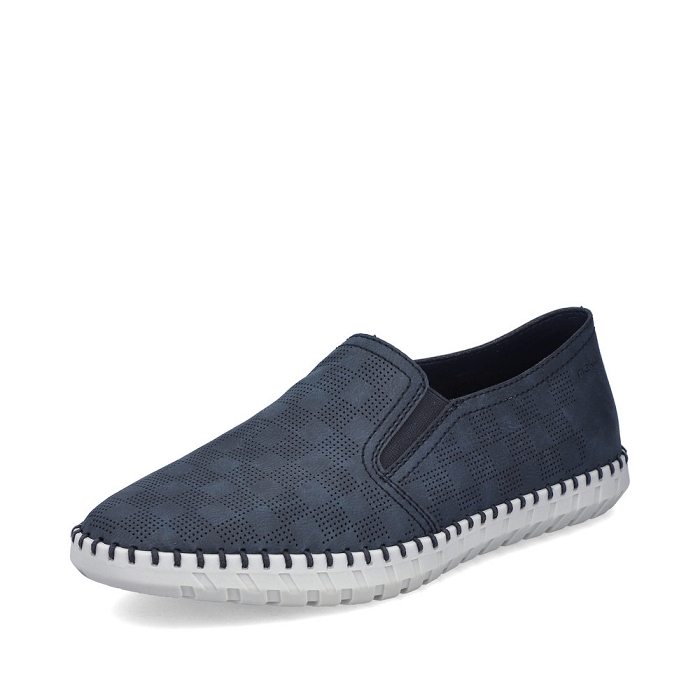 Rieker mocassin b2965 bleu