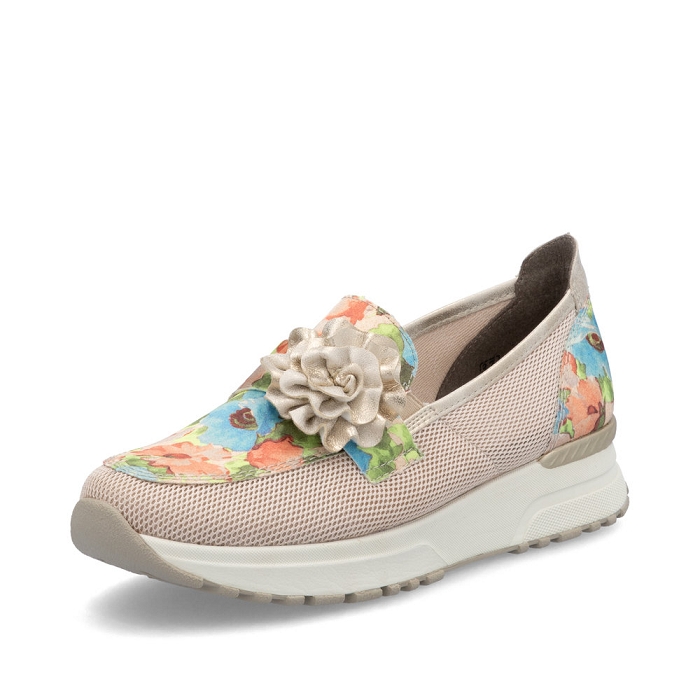 Rieker mocassin n7460 rose
