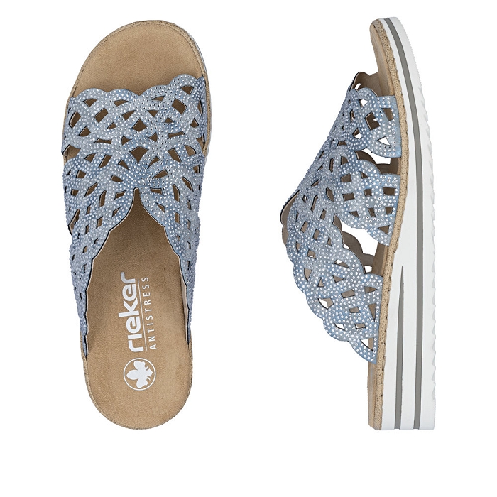 Rieker mule v0689 bleuY478702_6