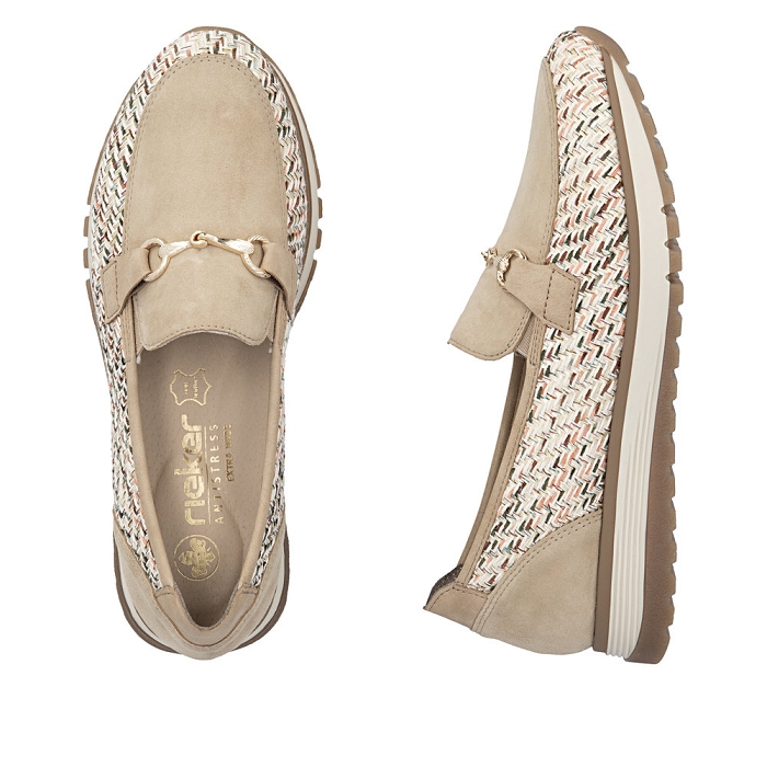 Rieker mocassin 49042 beigeY482602_6