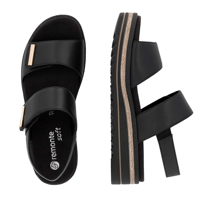 Remonte nu pieds d0q59 noirY487001_6